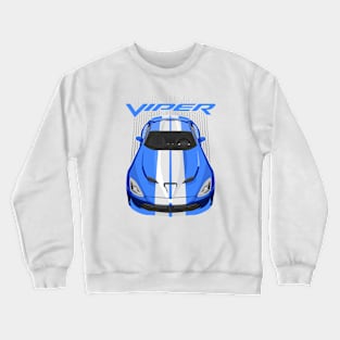 Viper SRT-blue and white Crewneck Sweatshirt